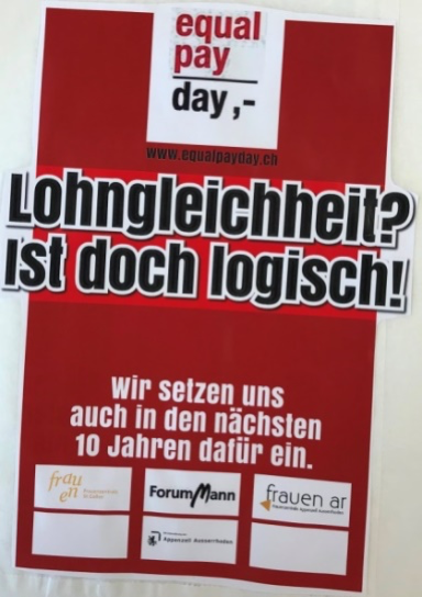 10 Jahre Equal Pay Day in der Schweiz - Ist Lohngleichheit denkbar?