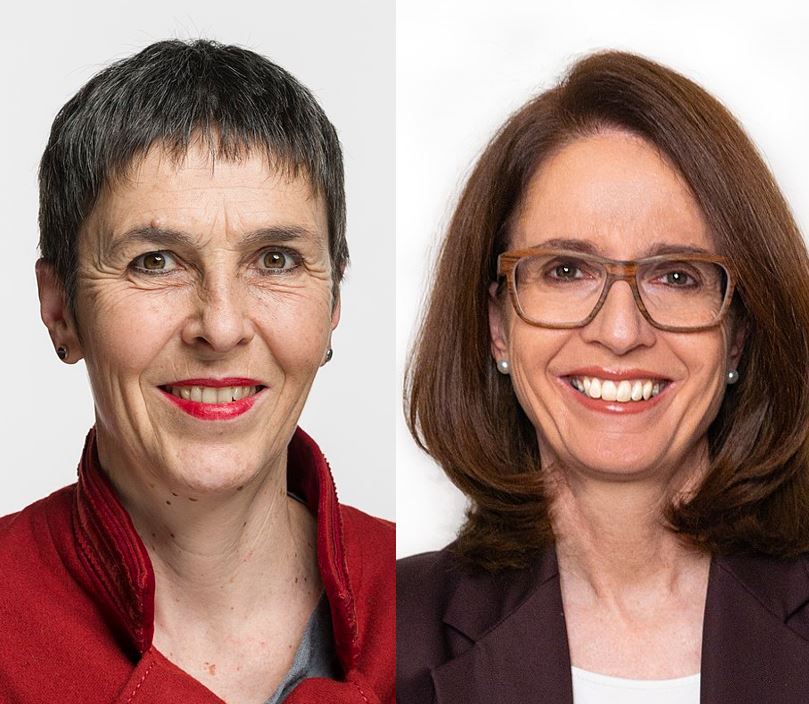 Debatte und Diskussion zur AHV-Revision mit Barbara Gysi und Susanne Vincenz-Stauffacher